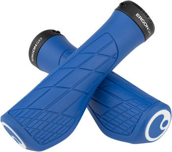 Ergon GA3 Grips - Midsummer Blue, Lock-On, Small Midsummer Blue PAA Grips