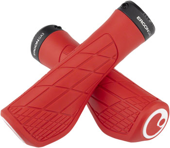 Ergon GA3 Grips - Risky Red, Lock-On, Large Risky Red PAA Grips