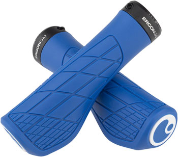 Ergon GA3 Grips - Midsummer Blue, Lock-On, Large Midsummer Blue PAA Grips