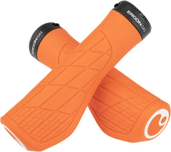 Ergon GA3 Grips - Juicy Orange, Lock-On, Large Juicy Orange PAA Grips