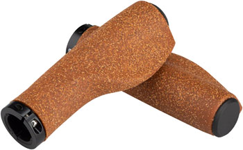 PDW Portland Design Works Cork Chop Grips - Natural, Lock-On Natural EA Grips