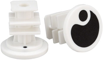 Ergon End Plugs for GA2/GA2Fat/GA3: Black PAA Bar End Plugs