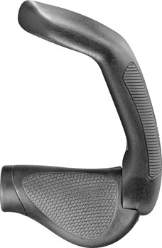 Ergon GP5 Grips - Lock-On, Twistshift, Large, Black/Gray PAA Grips