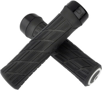 Ergon GE1 Evo Factory Slim Grips - Frozen Stealth, Lock-On Frozen Orange PAA Grips