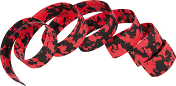 Cinelli Macro Splash Ribbon Bar Tape - Black/Red PAA Bar Tape