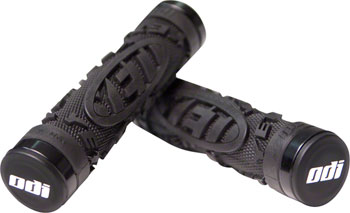 ODI Yeti Hard Core Grips - Black, Lock-On Black PAA Grips