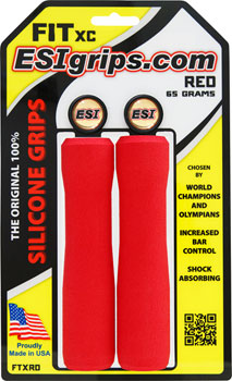 ESI FIT XC Grips - Red PAA Grips
