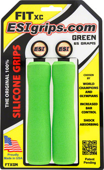 ESI FIT XC Grips - Green EA Grips