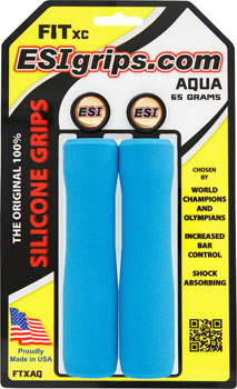 ESI FIT XC Grips - Aqua EA Grips