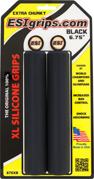 ESI XL Extra Chunky Grips - Black EA Grips