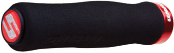 SRAM Foam Contour Grips - Black/Red, Lock-On Black EA Grips