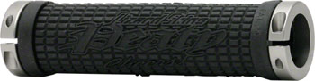 Lizard Skins Peaty Grips - Black, Lock-On Black PAA Grips