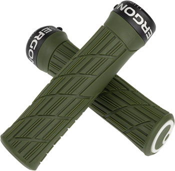 Ergon GE1 Evo Grips - Deep Moss, Lock-On Deep Moss PAA Grips
