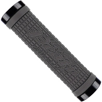 Lizard Skins Peaty Grips - Graphite, Lock-On Graphite/Red PAA Grips