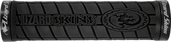 Lizard Skins Logo Grips - Black, Lock-On Black PAA Grips