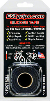 ESI Silicone Tape: 10' Roll, Black EA Finishing Tape