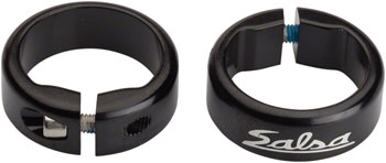 Salsa Lock-On Collars Black EA Locking Grip Clamps