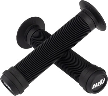 ODI Longneck ST Grips - Black, Flange Black PAA Grips