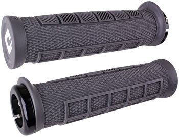 ODI Elite Pro Grips - Graphite Black, Lock-On Graphite Black PAA Grips