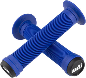 ODI Longneck ST Grips - Blue, Flange Blue PAA Grips