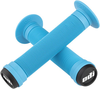 ODI Longneck ST Grips - Aqua, Flange Aqua PAA Grips