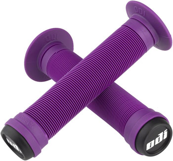 ODI Longneck ST Grips - Purple, Flange Purple PAA Grips