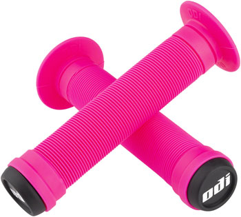 ODI Longneck ST Grips - Pink, Flange Pink PAA Grips
