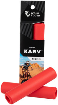 Wolf Tooth Karv Grips - Red EA Grips
