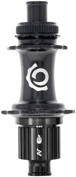 Industry Nine Solix Classic Rear Hub - 12 x 148mm, Center-Lock, Micro Spline, Black, 28H Black EA Rear Hub