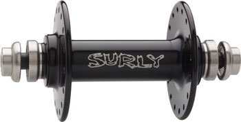 Surly Ultra New Non-Disc Front Hub - QR x 100mm, Rim Brake, Black, 32h Black EA Front Hub