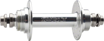 Surly Ultra New Rear Hub - Threaded x 120mm, Rim Brake, Fixed/Free, Silver, 32H Silver EA Rear Hub