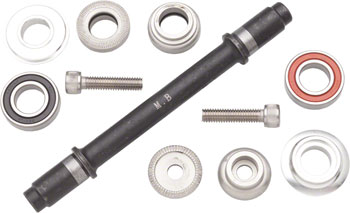 Surly Ultra New Hub Axle Kit for 120mm Rear Fix/Fix Silver EA Axle Set