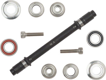 Surly Ultra New Hub Axle Kit for 130mm Rear Silver EA Axle Set