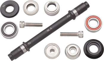 Surly Ultra New Hub Axle Kit for 120mm Rear Fix/Fix Black EA Axle Set