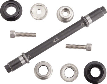Surly Ultra New Hub Axle Kit - 130mm, Rear, Black EA Axle Set