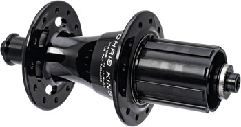 Chris King R45 Rear Hub - QR x 130mm, Rim Brake, HG 11 Road, Black, 28H Black EA Rear Hub