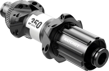 DT Swiss 350 Rear Hub - 12 x 142mm, Center-Lock, HG11 Road, Black, 24H, Straightpull, 36pt, Straight Pull Black EA Rear Hub