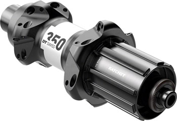 DT Swiss 350 Rear Hub - QR x 130mm, Rim Brake, HG11 Road, Black, 24H, Straightpull, 36pt, Straight Pull Black EA Rear Hub