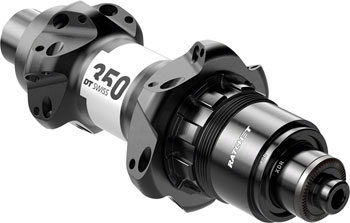 DT Swiss 350 Rear Hub - QR x 130mm, Rim Brake, XDR, Black, 24H, Straightpull, 36pt, Straight Pull Black EA Rear Hub