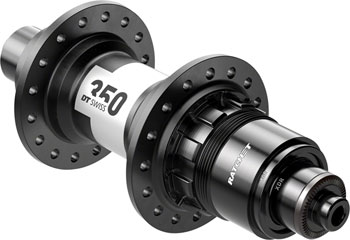 DT Swiss 350 Rear Hub - QR x 130mm, Rim Brake, XDR, Black, 24H, 36pt Black EA Rear Hub