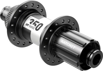 DT Swiss 350 Rear Hub - 12 x 142mm, Center-Lock, HG11 Road, Black, 28H, 36pt Black EA Rear Hub