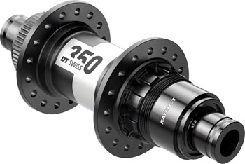DT Swiss 350 Rear Hub - 12 x 142mm, Center-Lock, XDR, Black, 28H, 36pt Black EA Rear Hub