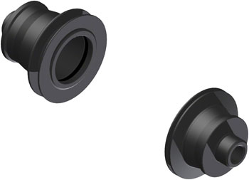 DT Swiss Front Axle Conversion Kit - 5 mm quick release, Press fit, Black EA Front Axle Conversion Kit