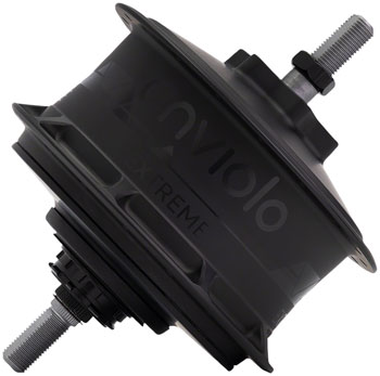 Enviolo CVP Internally Geared Hub - Extreme, 40t Spline, 36 Hole, 135mm, Solid Axle, 6-Bolt Disc Black EA Internally Geared Hub
