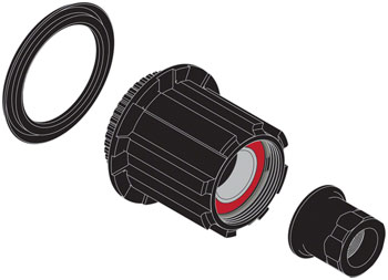 ENVE Composites Innerdrive Freehub Body - Stainless Steel, N3W EA Freehub Body