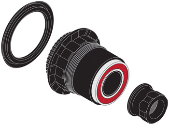 ENVE Composites Innerdrive Freehub Body - Stainless Steel, XDR EA Freehub Body