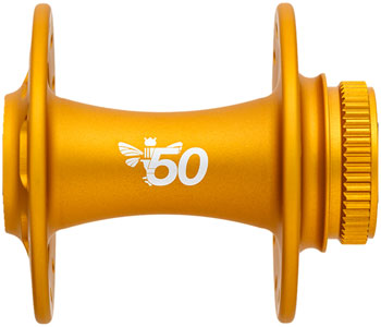 Chris King Front Hubshell - R45D, Center-Lock, 24h, 50th Matte Gold EA Other Hub Part
