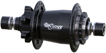 ONYX Racing Products Onyx BMX Ultra Rear Hub - 3/8", 10 x 110mm, 6-Bolt, Black, 36H Black EA BMX Hubs