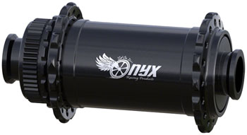 ONYX Racing Products Onyx Vesper Front Hub - 12 x 100mm, Center-Lock, Black, 28H Black EA Front Hub