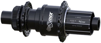 ONYX Racing Products Onyx Vesper Rear Hub - 12 x 142mm, Center-Lock, Black, 24H, HG 11 Black EA Rear Hub